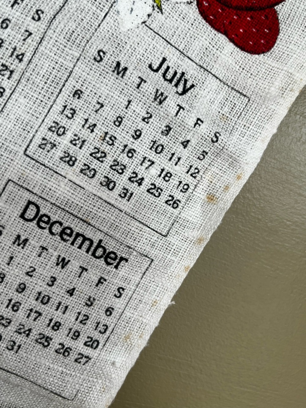 1980’s Calendar Linen Tea Towel bundle
Strawberries 1986 Birds 1983 - Picture 13 of 14